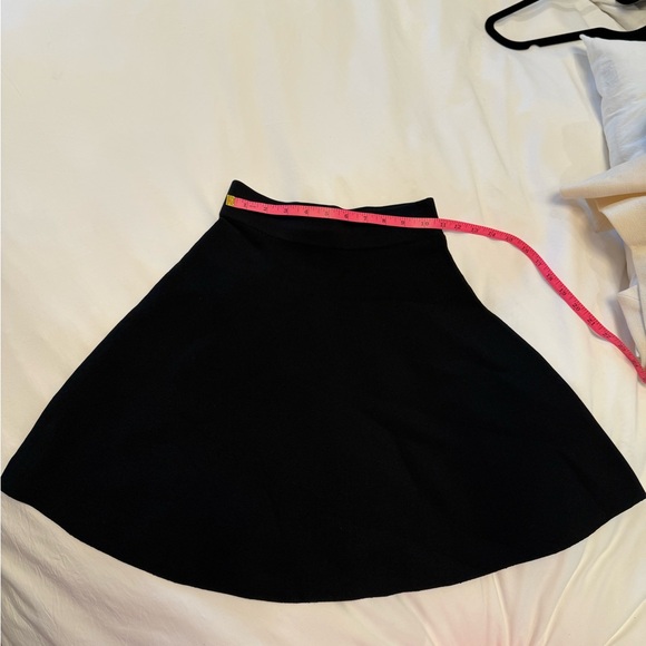 Cushnie et ochs black knit skater skirt